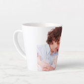 Creëer Uw eigen persoonlijke foto Latte Mok (Linkerhoek)