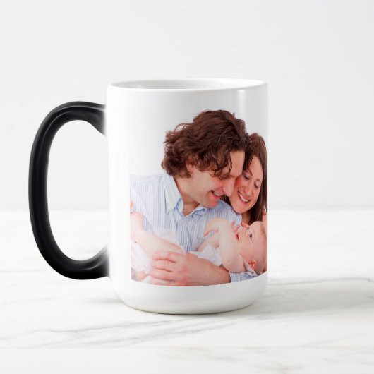 Creëer Uw eigen persoonlijke foto Magische Mok (Links)