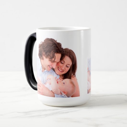 Creëer Uw eigen persoonlijke foto Magische Mok (Voorkant links)