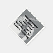 Creëer uw eigen persoonlijke foto servet (Hoek)