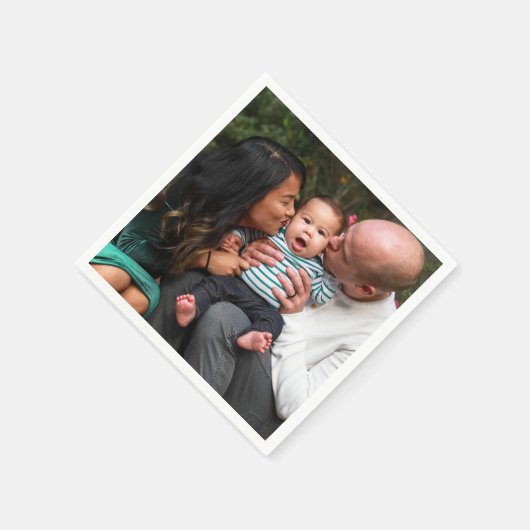 Creëer Uw eigen persoonlijke foto Servet (Hoek)