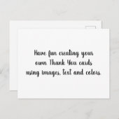 Creëer Uw eigen persoonlijke Gepersonaliseerd Hart Briefkaart (Voorkant / Achterkant)