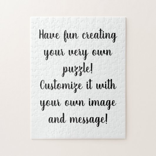 Creëer Uw eigen persoonlijke Gepersonaliseerd Legpuzzel (Verticaal)