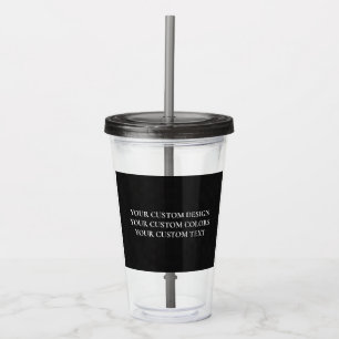 Creëer uw eigen persoonlijke gepersonaliseerde acryl drinkbeker