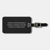 Creëer uw eigen persoonlijke gepersonaliseerde bagagelabel (Voorkant horizontaal)