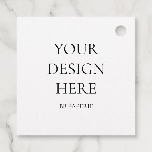 Creëer uw eigen persoonlijke gepersonaliseerde bedankjes labels (Achterkant)