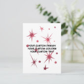 Creëer uw eigen persoonlijke gepersonaliseerde briefkaart (Staand voorkant)