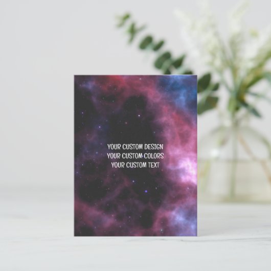 Creëer uw eigen persoonlijke gepersonaliseerde briefkaart (Staand voorkant)