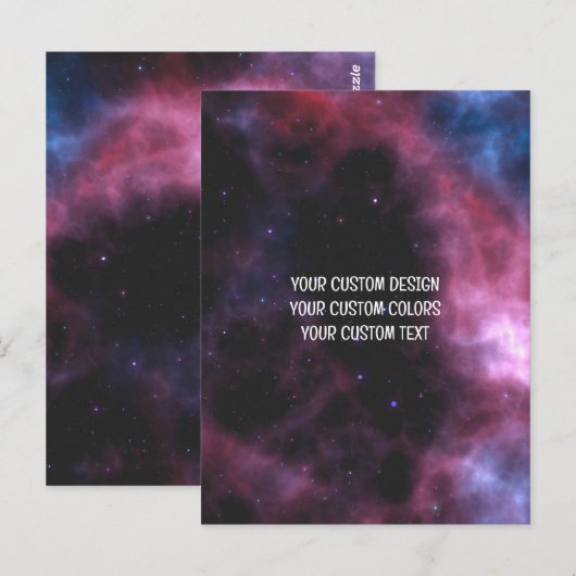 Creëer uw eigen persoonlijke gepersonaliseerde briefkaart (Voorkant / Achterkant)