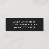 Creëer uw eigen persoonlijke gepersonaliseerde contactkaartje (Voorkant)