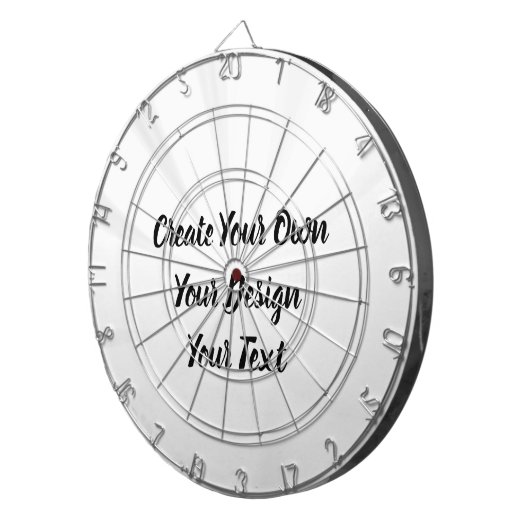 Creëer uw eigen persoonlijke gepersonaliseerde dartbord (Voorkant Rechts)