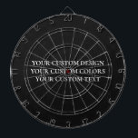 Creëer uw eigen persoonlijke gepersonaliseerde dartbord<br><div class="desc">Pas dit product aan door uw eigen afbeeldingen en tekst toe te voegen en uw favoriete lettertypen en kleuren te kiezen. Bezoek Aviary Art op Zazzle om ons hele collectie van eenvoudig te personaliseren producten van hoge kwaliteit te uitzichten!</div>