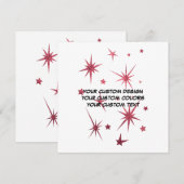 Creëer uw eigen persoonlijke gepersonaliseerde feestdagenkaart (Voorkant / Achterkant)