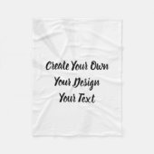 Creëer uw eigen persoonlijke gepersonaliseerde fleece deken (Voorkant)