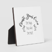 Creëer uw eigen persoonlijke gepersonaliseerde fotoplaat (Voorkant)