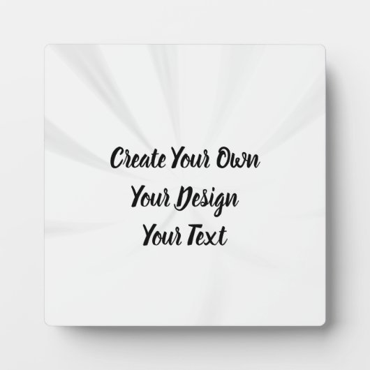 Creëer uw eigen persoonlijke gepersonaliseerde fotoplaat (Voorkant)