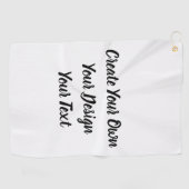 Creëer uw eigen persoonlijke gepersonaliseerde golfhanddoek (Horizontaal)