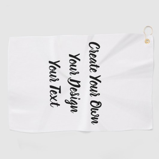 Creëer uw eigen persoonlijke gepersonaliseerde golfhanddoek (Horizontaal)