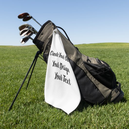 Creëer uw eigen persoonlijke gepersonaliseerde golfhanddoek (Groen)