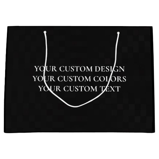 Creëer uw eigen persoonlijke gepersonaliseerde groot cadeauzakje (Voorkant)