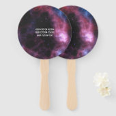 Creëer uw eigen persoonlijke gepersonaliseerde handwaaier (Voorkant en achterkant)