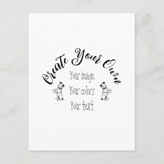 Creëer uw eigen persoonlijke gepersonaliseerde informatiekaartje (Voorkant)