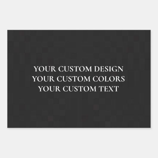 Creëer uw eigen persoonlijke gepersonaliseerde inpakpapier vel (Voorkant)