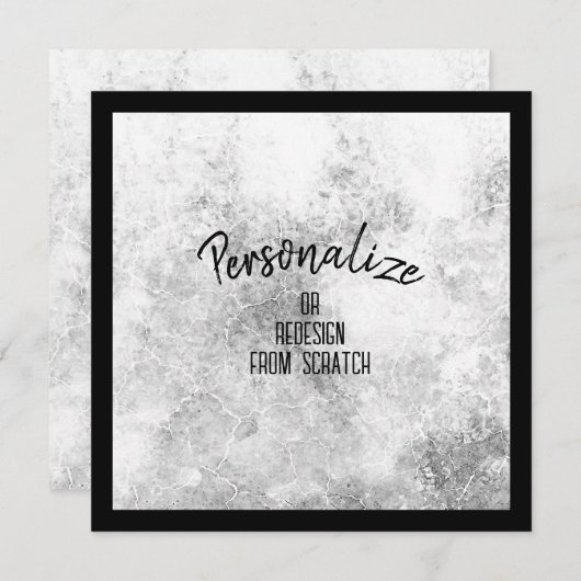 Creëer uw eigen persoonlijke gepersonaliseerde kaart (Voorkant / Achterkant)