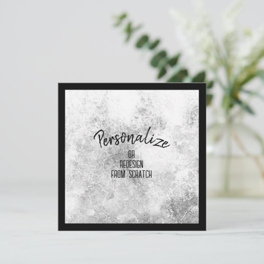 Creëer uw eigen persoonlijke gepersonaliseerde kaart (Staand voorkant)