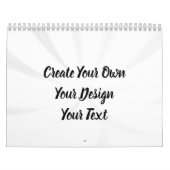 Creëer uw eigen persoonlijke gepersonaliseerde kalender (Hoes)