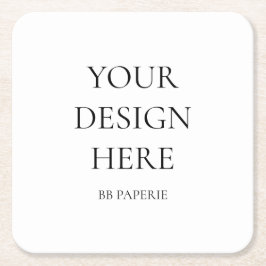 Creëer uw eigen persoonlijke gepersonaliseerde kartonnen onderzetters