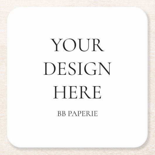 Creëer uw eigen persoonlijke gepersonaliseerde kartonnen onderzetters (Voorkant)