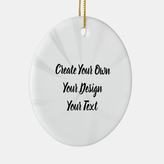 Creëer uw eigen persoonlijke gepersonaliseerde keramisch ornament (Rechts)