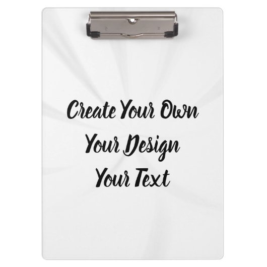 Creëer uw eigen persoonlijke gepersonaliseerde klembord (Voorkant)