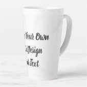 Creëer uw eigen persoonlijke gepersonaliseerde latte mok (Rechterhoek)