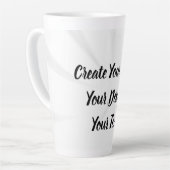 Creëer uw eigen persoonlijke gepersonaliseerde latte mok (Linkerhoek)