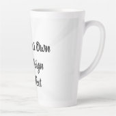 Creëer uw eigen persoonlijke gepersonaliseerde latte mok (Rechts)
