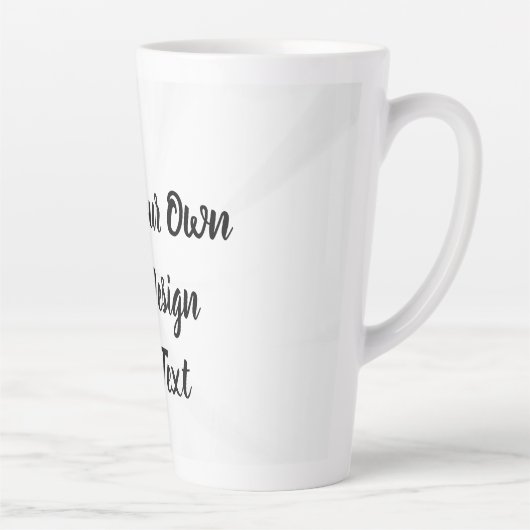 Creëer uw eigen persoonlijke gepersonaliseerde latte mok (Rechts)