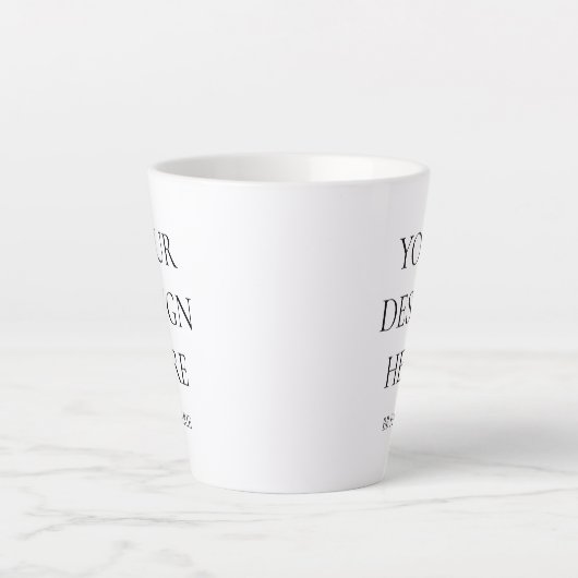 Creëer uw eigen persoonlijke gepersonaliseerde latte mok (Voorkant)