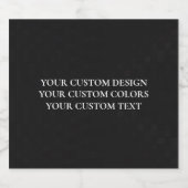 Creëer uw eigen persoonlijke gepersonaliseerde likeurfles etiket (Enkel label)