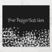 Creëer uw eigen persoonlijke gepersonaliseerde likeurfles etiket (Enkel label)