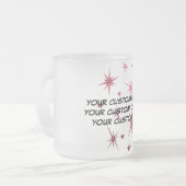 Creëer uw eigen persoonlijke gepersonaliseerde matglas koffiemok (Voorkant links)