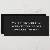 Creëer uw eigen persoonlijke gepersonaliseerde menu (Voorkant / Achterkant)