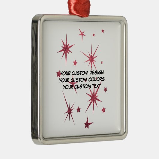 Creëer uw eigen persoonlijke gepersonaliseerde metalen ornament (Rechts)