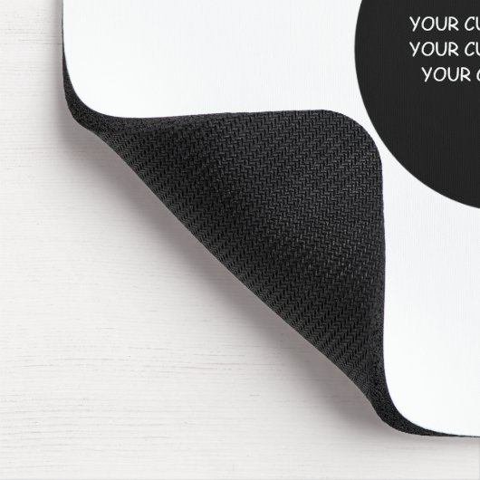 Creëer uw eigen persoonlijke gepersonaliseerde muismat (Hoek)