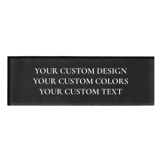 Creëer uw eigen persoonlijke gepersonaliseerde naambadge (Voorkant)