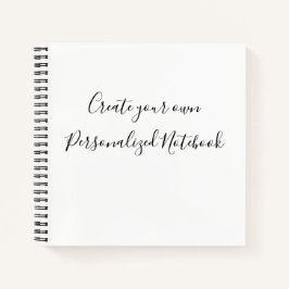 Creëer uw eigen persoonlijke gepersonaliseerde notitieboek