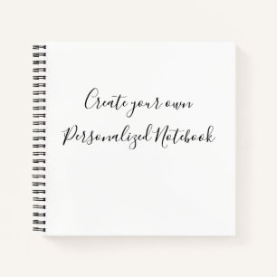 Creëer uw eigen persoonlijke gepersonaliseerde notitieboek