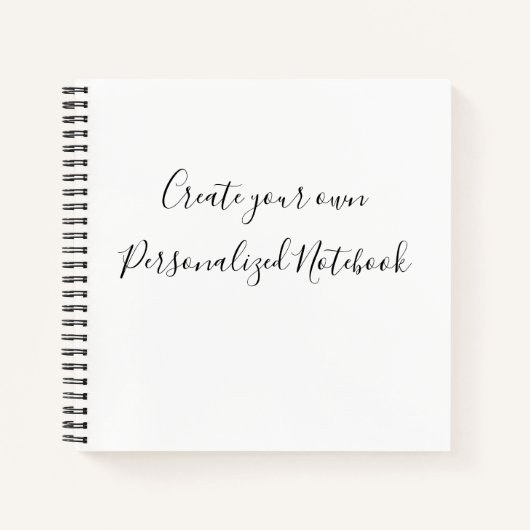 Creëer uw eigen persoonlijke gepersonaliseerde notitieboek (Voorkant)
