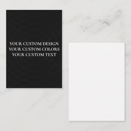 Creëer uw eigen persoonlijke gepersonaliseerde notitiekaartje (Voorkant / Achterkant)